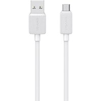 Кабель Usams US-SJ690 USB Type-A - microUSB (1 м, белый)