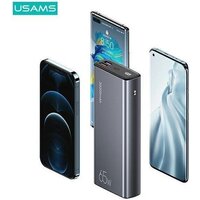 Внешний аккумулятор Usams CD165 PB59 30000mAh (темно-серый)