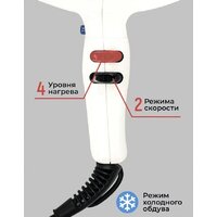 Фен ETI Micro Stratos 3600 (белый)