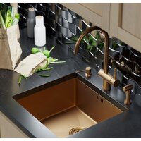 Кухонная мойка Mixline 548567 (бронза, 3 мм)