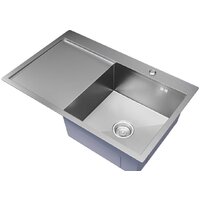 Кухонная мойка Mixline Pro 551878 правый (сатин, с сифоном)