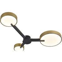 Припотолочная люстра Escada 10209/3LED (золото/черный)