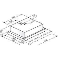 Кухонная вытяжка Faber Flox BK A60 [110.0436.366]