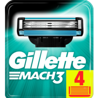 Сменные кассеты для бритья Gillette Mach3 (4 шт) 3014260243531