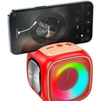 Беспроводная колонка Borofone BR29 (красный/розовый)
