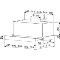 Кухонная вытяжка Franke Touch BK 60 315.0702.966