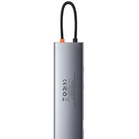 Док-станция Baseus Metal Gleam Series 11-in-1 Multifunctional HUB Type-C Hub Docking Station CAHUB-CT0G