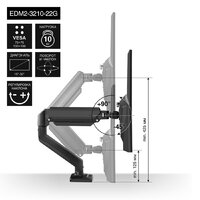 Кронштейн для монитора ExeGate EDM2-3210-22G EX297362RUS