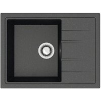 Кухонная мойка Berge BR-5850 + смеситель AM.PM Like F8007122 (черный)