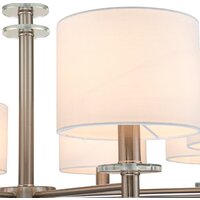 Подвесная люстра Escada Novella 641/8PL E14*60W Satin nickel