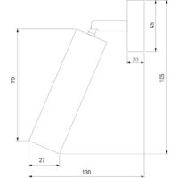 Спот Евросвет 20133/1 LED (белый/черный)