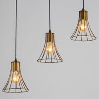 Подвесная люстра BayerLux Чилли 9626315 (золото)