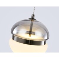 Подвесная люстра Ambrella light LH11003 SM/FR (дымчатый/белый матовый)