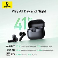 Наушники Baseus Bass BP1 NC (черный)
