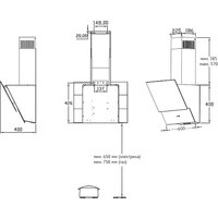 Кухонная вытяжка Korting KHC 65070 GN