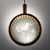 Подвесная люстра BayerLux Роза 9231559 (золото)