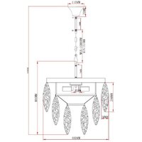 Подвесная люстра Moderli Souls V10784-4P