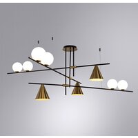Люстра средней высоты Arte Lamp Jacob A7029PL-9BK
