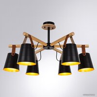 Люстра средней высоты Arte Lamp Thomas A7032PL-6BK