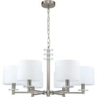 Подвесная люстра Escada Novella 641/6PL E14*60W Satin nickel
