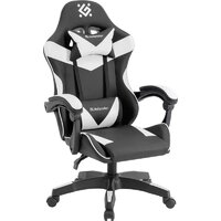 Игровое (геймерское) кресло Defender Urana (черный/белый)