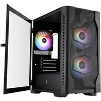 Корпус 1stPlayer D4-M FRGB (черный)