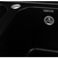 Кухонная мойка Gerhans C02 (оникс)