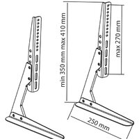 Подставка для телевизора ABC Mount STAND-01 (черный)