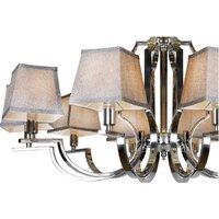 Подвесная люстра iLamp Hilton 6943-10 (хром/серый)