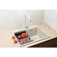 Кухонная мойка Marblan Comfort 60 (гранит, с сифоном и колландером)
