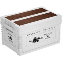 Органайзер для хранения Happy Home складной со столиком и модулем HH-013 70 л (белый)