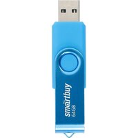 USB Flash SmartBuy Twist 64GB (синий)