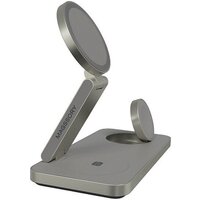 Беспроводное зарядное Magssory Yoga 3 в 1 Charging Station для Samsung Qi2 WCH017t (титан)