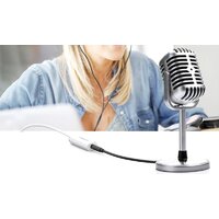 Адаптер Ugreen US206 30712 USB Type-A - 3.5 мм (0.15 м, белый)