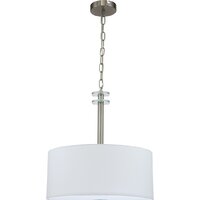 Подвесная люстра Escada Novella 641/4PL E27*60W Satin nickel