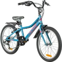 Детский велосипед Novatrack Alice 20 2026 20SH6V.ALICE.BL6 (голубой)