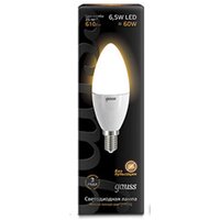 Светодиодная лампочка Gauss E14 6.5 Вт 3000 К 103101107