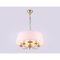 Подвесная люстра Ambrella light LH75021/5 GD/PI (золото/розовый)