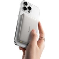 Внешний аккумулятор Baseus PicoGo AM41 Ultra-Slim Qi2 Magnetic Power Bank 10000mAh (титановый)