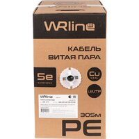 Кабель WRline WR-UTP-4P-C5E-PE-BK (305 м)