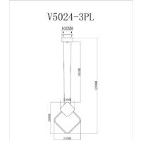 Подвесная люстра Moderli Store V5024-3PL