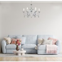 Подвесная люстра Escada Shine 678/6PL E14*40W Chrome