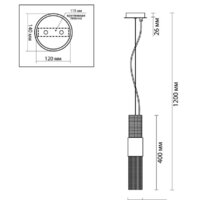 Подвесная люстра Odeon Light Perla 4631/1