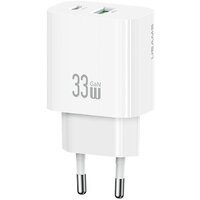 Сетевое зарядное Usams CC317 T65 33W (белый)