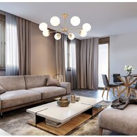 Люстра средней высоты Escada 2110/8P Champagne