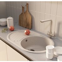 Кухонная мойка Mixline ML-GM16 551929 (бежевый)