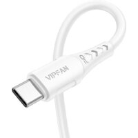 Кабель Vipfan P05 USB Type-C- USB Type-C (2 м, белый)
