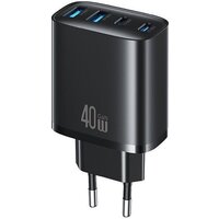 Сетевое зарядное Usams CC330 T70 40W (черный)