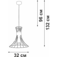 Подвесная люстра Vitaluce V3027-1/1S