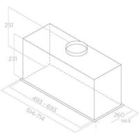 Кухонная вытяжка Elica Fold GR/A/52 PRF0180808